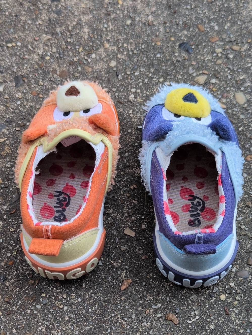 Bluey Slip-On Shoes - Orange & Blue
